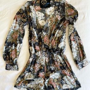 Blue Life Short Romper